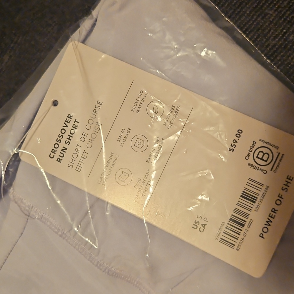 Athleta Blue Athletic Shorts High Rise Lightweight - Picture 5 of 5